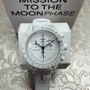 Swatch X Omega Mission To The Moonphase Full Moon Watch